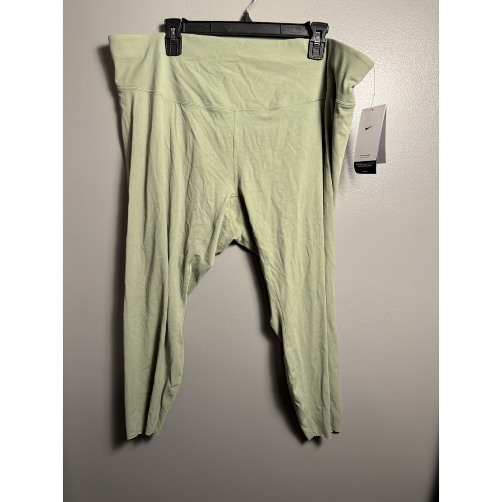 Nike Women's Zenvy Gentle-Support High-Waisted 7/8 Leggings NWT 3X Green